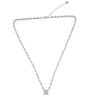 Zirconia Fancy Necklace (Silver)