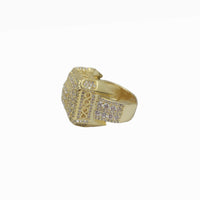 Iced-Out Griller CZ Ring (SILVER)