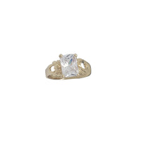 Zirconia Pinky Ring (14K)