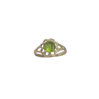 Zirconia Kid/Pinky Blossom Flower Ring (14K)