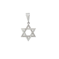 Zirconia Star of David Pendant (Silver)
