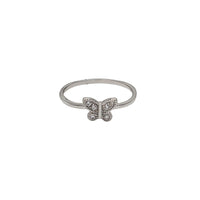 Zirconia Butterfly Ring (SIlver)