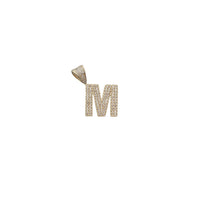 Iced-Out Initial Letters Pendants (14K)