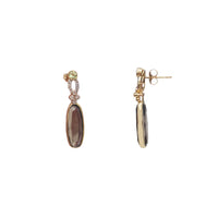 Smoky Topaz Earring (18K)