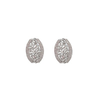 CZ Stud Earrings (Silver)