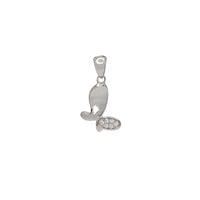 Zirconia Butterfly Pendant (Silver)