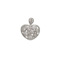 Heart Filigree Pendant (Silver)
