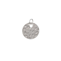 Hammered Coin Pendant (Silver)