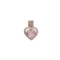 Heart CZ Pendant (Silver)