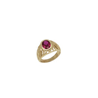 Zirconia Pinky Ring (14K)