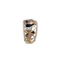 Zirconia Seven Potential Fancy Ring (14K)