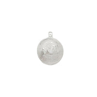 Zirconia Labyrinth Pendant (silver)