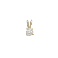 Diamond Solitaire Slide Pendant (14K)