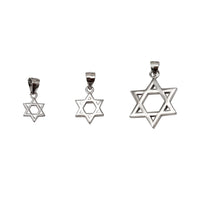 Plain Star of David Pendant (Silver)