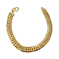 Diamond-Cut Cuban Bracelet (24K)