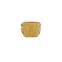 Prosperity Chinese Character Signet Ring (24K)