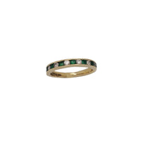 Diamond With Emerald Eternity Ring (18)