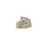Diamond Square Belt Ring (14K)
