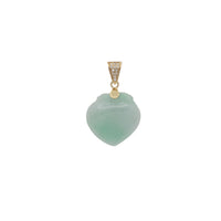 Zirconia Jade Pendant (14K)