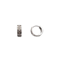 CZ Huggie Earring (Silver)