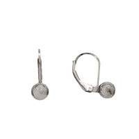 Plain Ball Earrings (Silver)