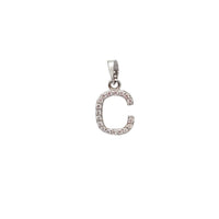 Letter CZ pendant (Silver)