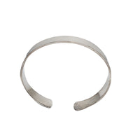 Plain Open Bangle Bracelet (Silver)