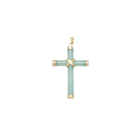 Jade Brassard Cross Pendant (14K)