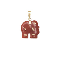 Elephant Jade Pendant (14K)