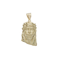 Diamond Cut Jesus Pendant (14K)