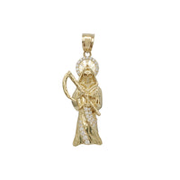 Zirconia Grim Reaper/ Santa Muerte Pendant (14K)