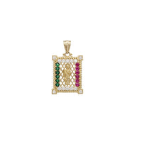 Zirconia Saint Jude Pendant (14K)