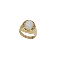 Moonstone Signet Ring (14K)