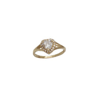 Heart Zirconia Ring (14K)