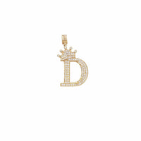 Crown Letter Pendant (14K)