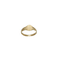 Baby-Sized Oval Signet Ring (14K)