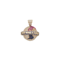 Zirconia Colorful World Pendant (14K)