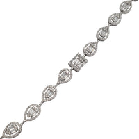 Zirconia Fancy Bracelet (Silver)