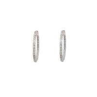 Diamond Hoop Earring (14K)