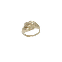 Thick Croissant Dome Ring (14K)