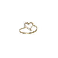 Zirconia Heart Ring (14K)