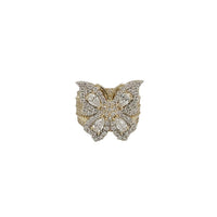 Zirconia Butterfly Ring (14K)