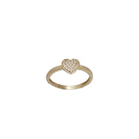 Zirconia Heart Ring (14K)