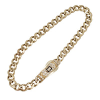 Zirconia Monaco Bracelet (14K)
