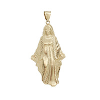 Yellow Gold Mary Pendant (14K)