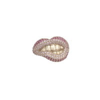 Iced-Out Tooth Ring (14K)
