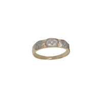 Cross Pattern Ring (14K)