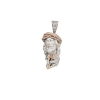 Zirconia Jesus Head Pendant (14K)