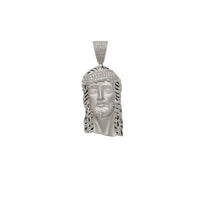 Zirconia Jesus Head Pendant (14K)