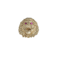 Lion Head CZ Ring (14K)